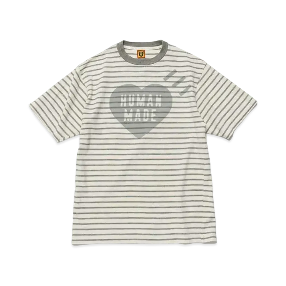 HUMAN MADE BORDER T-SHIRT "Grey"