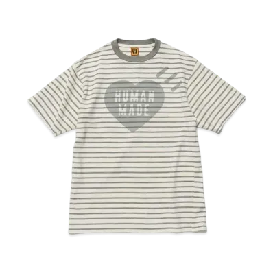 HUMAN MADE BORDER T-SHIRT "Grey"
