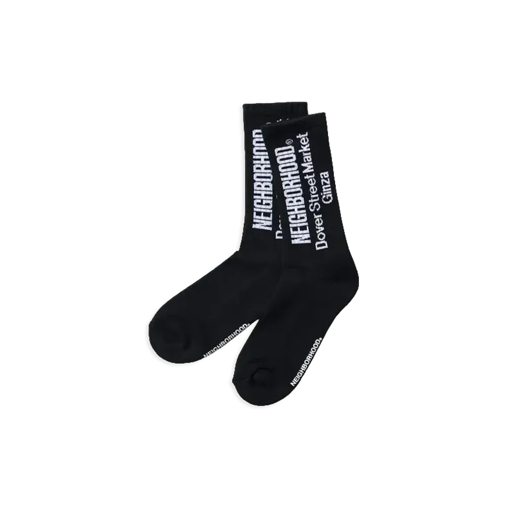 NEIGHBORHOOD x Dover Street Market Ginza Socks "Black"