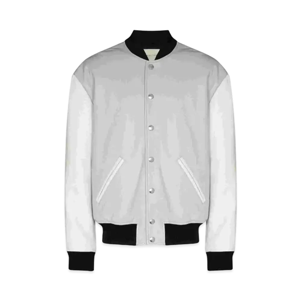 1017 ALYX 9SM Leather Bomber Jacket "Gray"