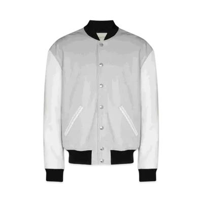 1017 ALYX 9SM Leather Bomber Jacket "Gray"