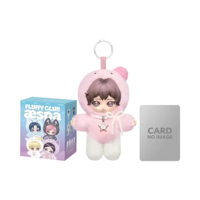 POP MART aespa Fluffy Club Series Vinyl Plush Doll Pendant Jelly MUNGTAENGI WINTER VER. (Secret)