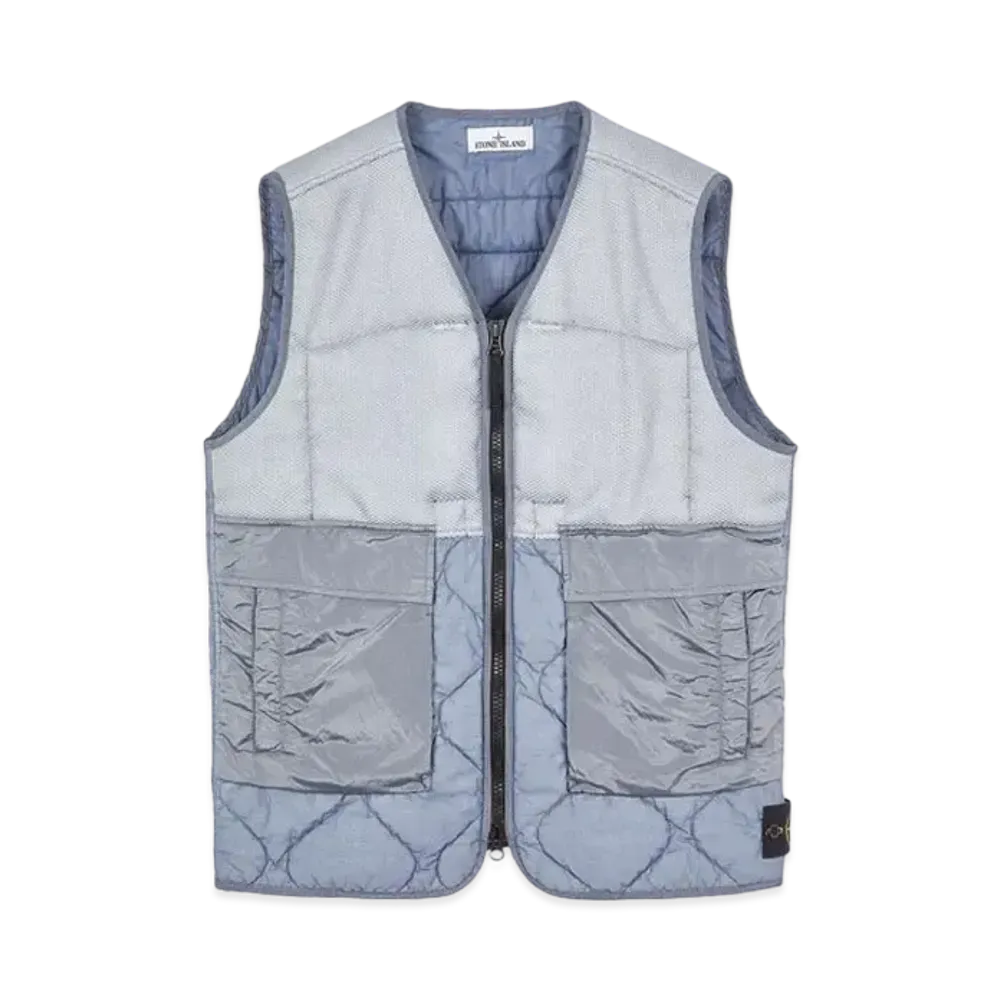 Stone Island G0840 MODIFIED PANAMA 6/3 HT NYLON MIX FABRICS WITH PRIMALOFT-TC "Pastel Blue