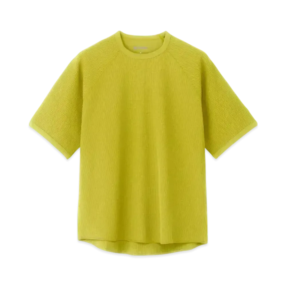 Goldwin Waffle Light T-shirt (Unisex) "Honey Olive"