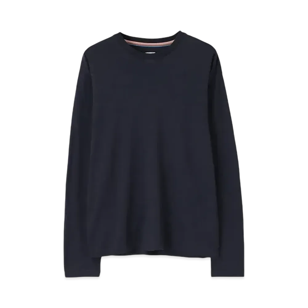 Paul Smith Neck Logo Long Sleeve Knit Sew "Navy"