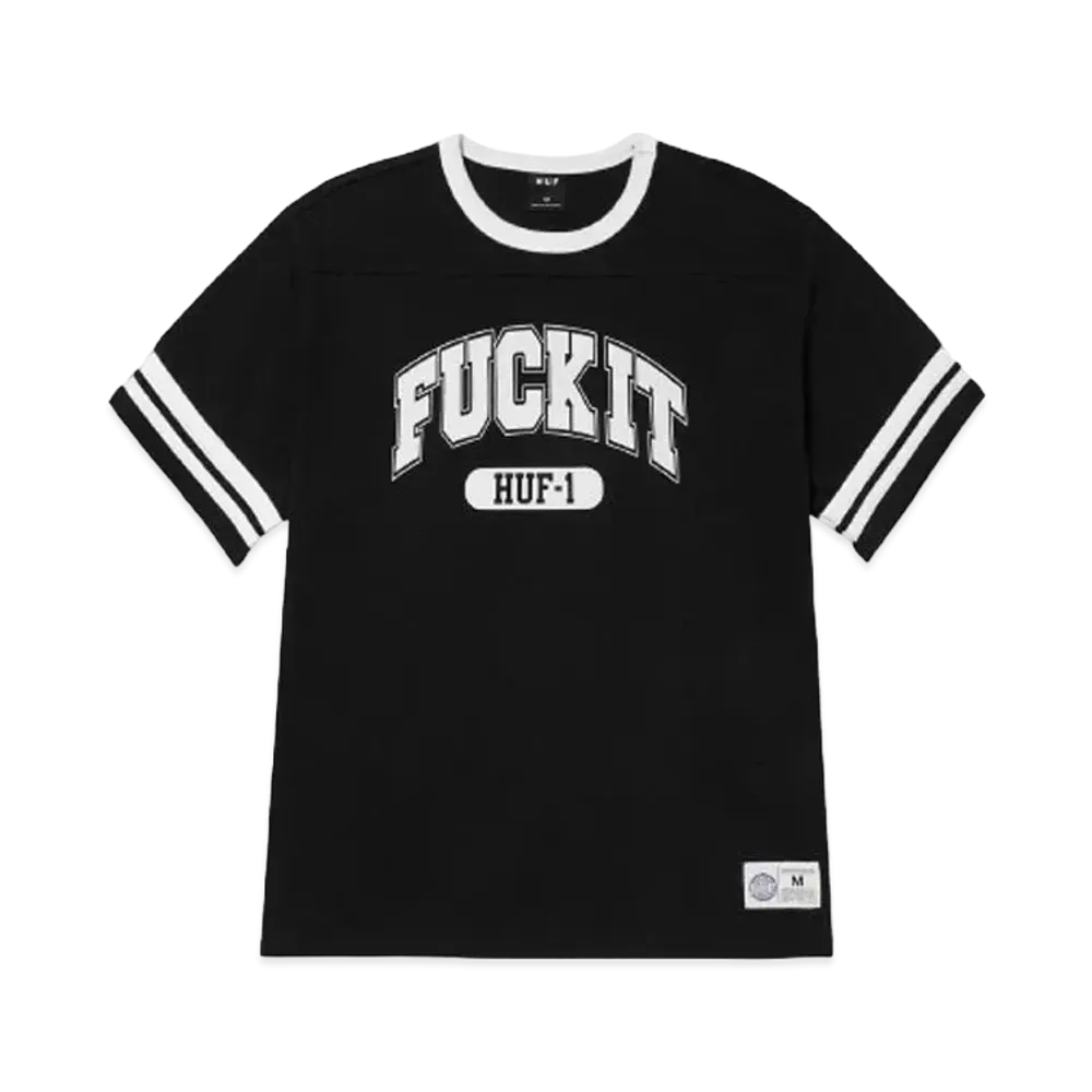 HUF Summer 24 Fuck It Football Shirt "Black"