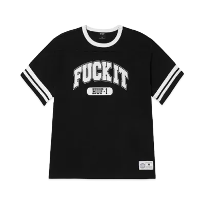 HUF Summer 24 Fuck It Football Shirt "Black"