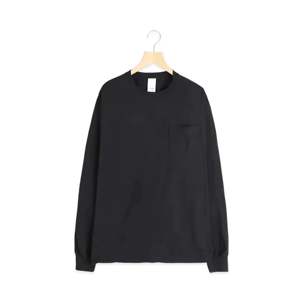 COMOLI Surplus Long Sleeve Shirt "Black"