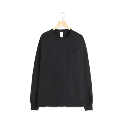 COMOLI Surplus Long Sleeve Shirt "Black"