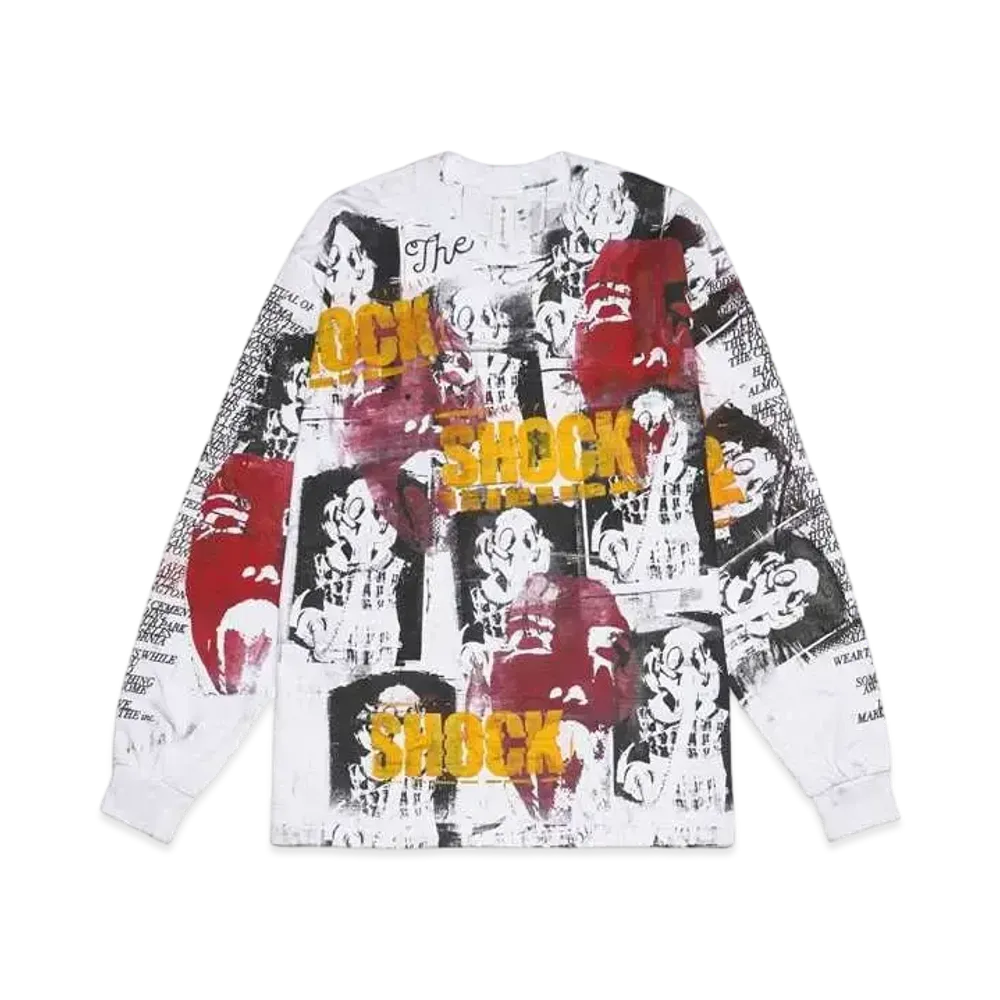 THE INCORPORATED USED LS T-SHIRT "WHITE" SIZE M