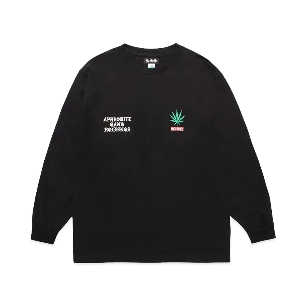 WACKO MARIA x 舐達麻 / High Times / Long Sleeve T-Shirt "Black"