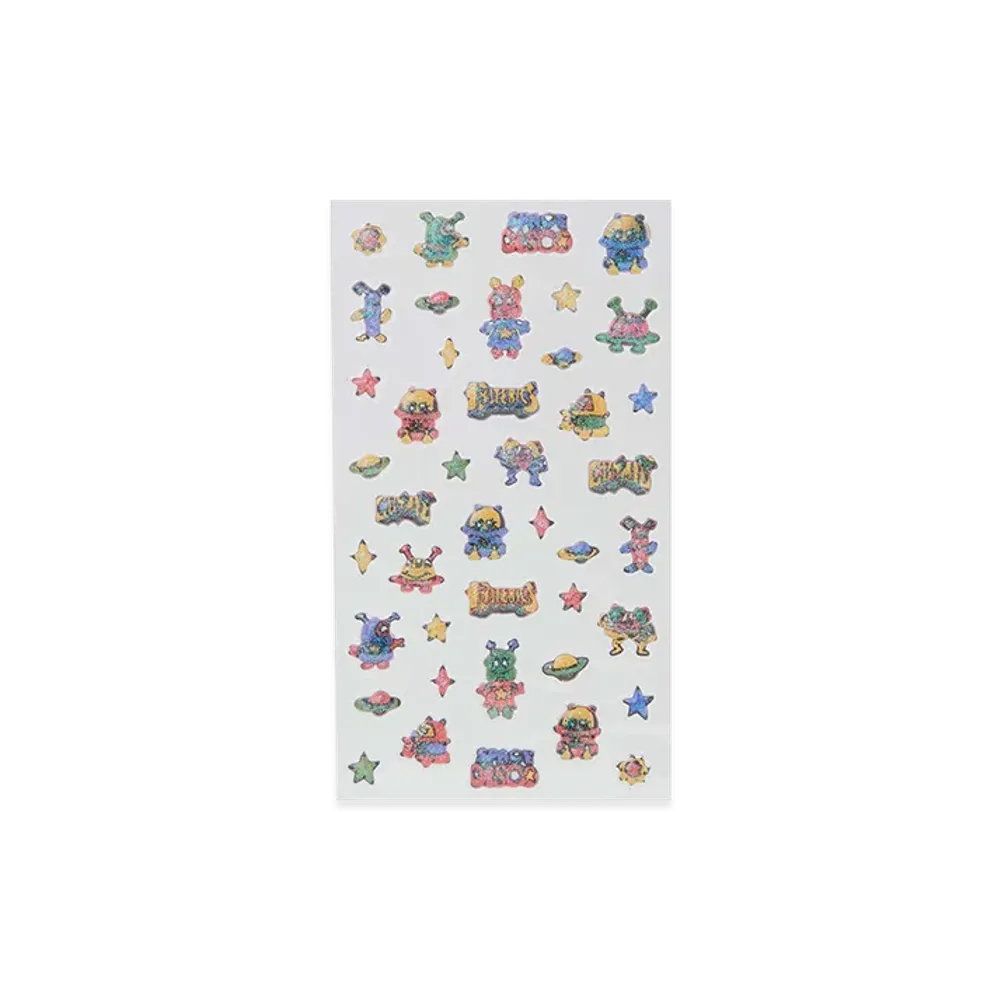 HYSTERIC GLAMOUR Women's SPACE DISCO Drop Sticker "Multi"