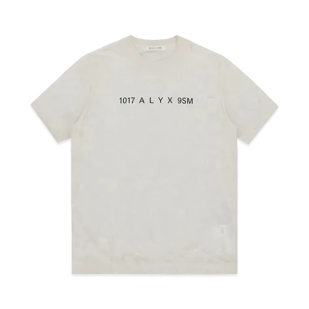 1017 ALYX 9SM Translucent Graphic S/S T-shirt "Dirty Off White"