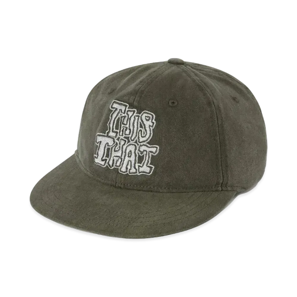 thisisneverthat Washed THISTHAT Cap "Charcoal"