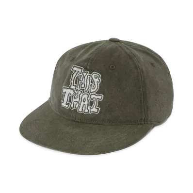 thisisneverthat Washed THISTHAT Cap "Charcoal"