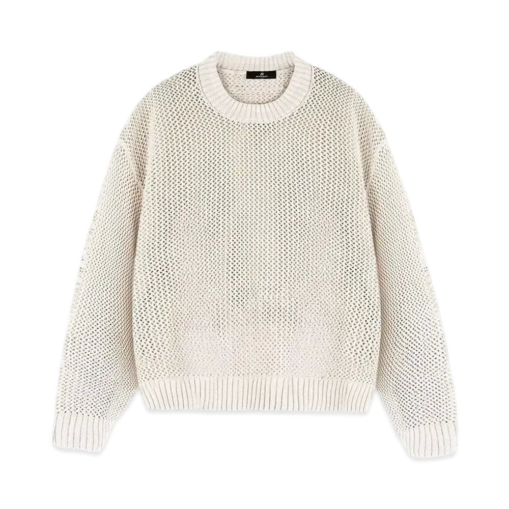 REPRESENT Open Gauge Knit Sweater "Off White"