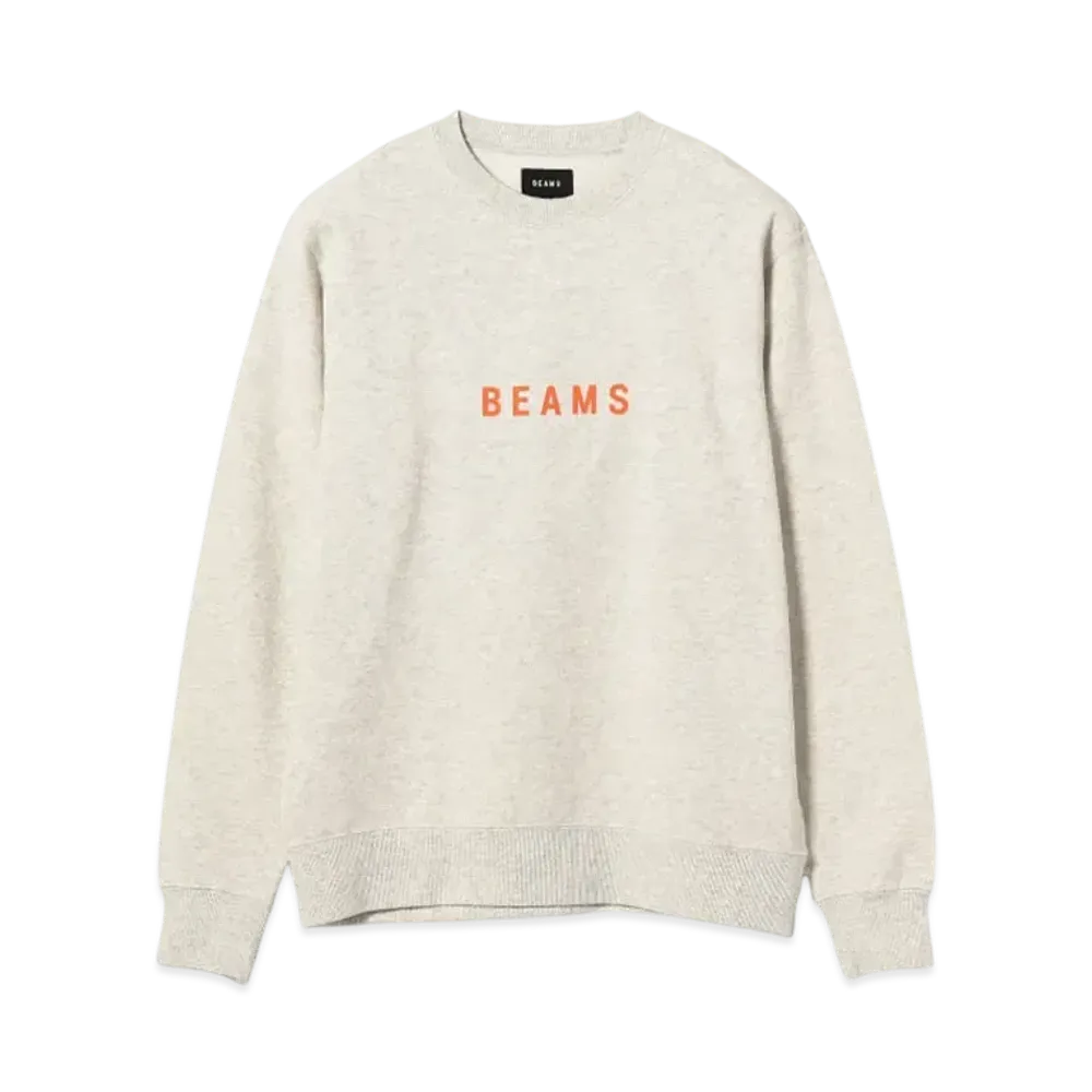 BEAMS Logo Sweatshirt "Oatmeal"