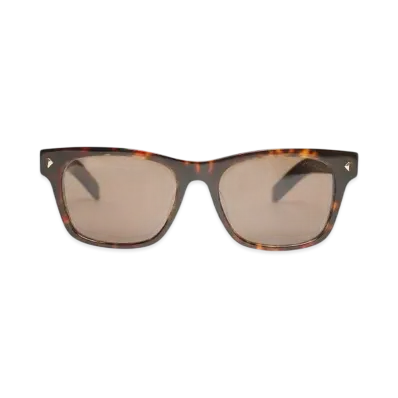 PRADA PR A17SF "RADICA TORTOISE/DARK BROWN"