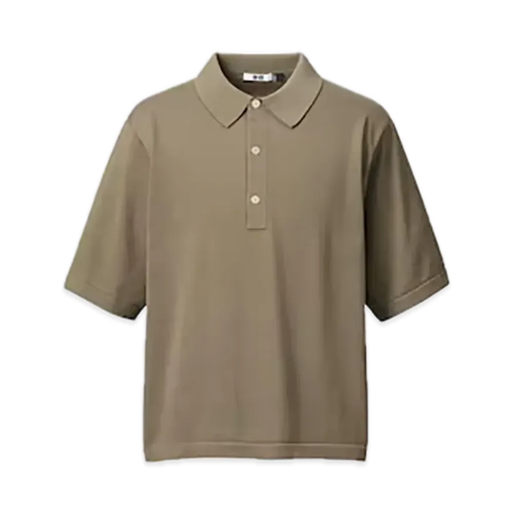 Uniqlo U 24SS Knit Polo Shirt "Brown"