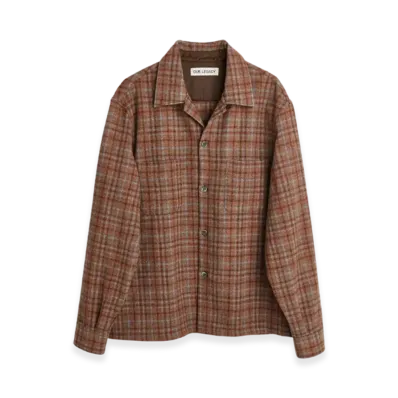 OUR LEGACY Heusen Shirt Country Wool "Rust Check"