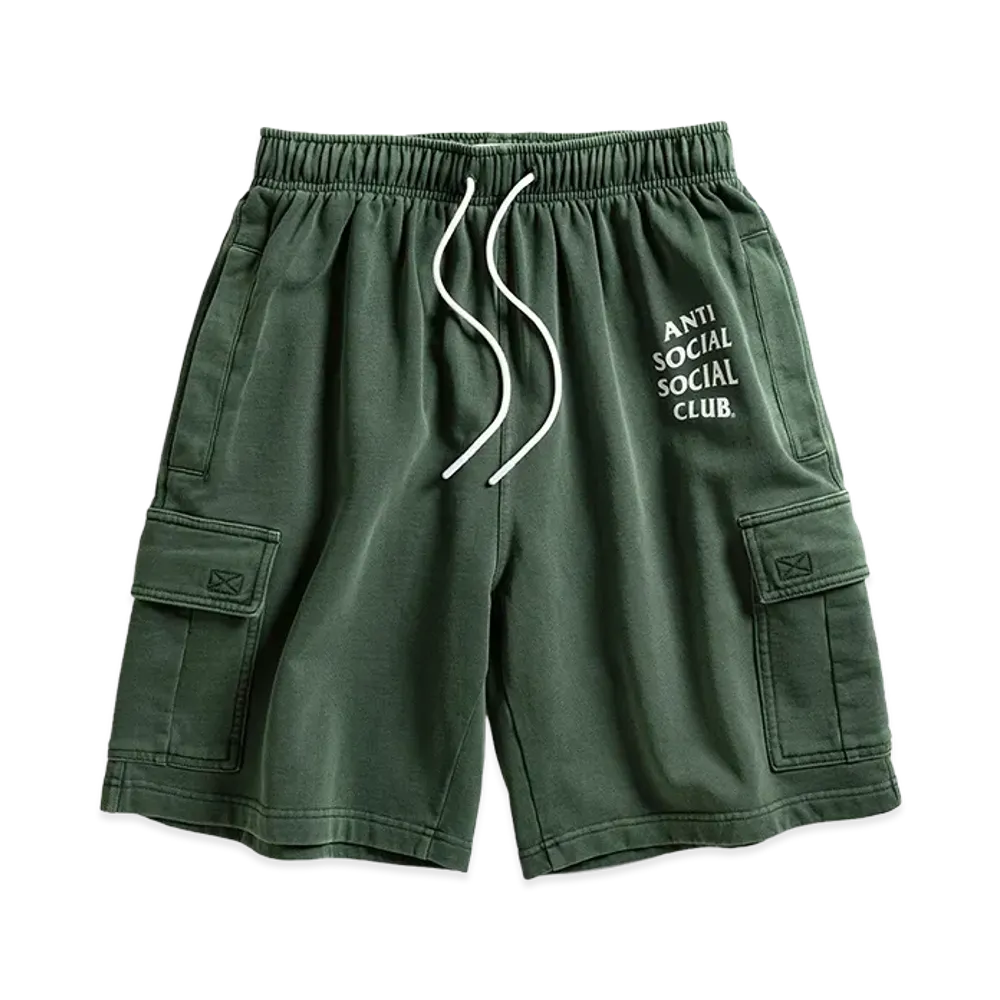 ANTI SOCIAL SOCIAL CLUB Washed Up Cargo Shorts "Green"