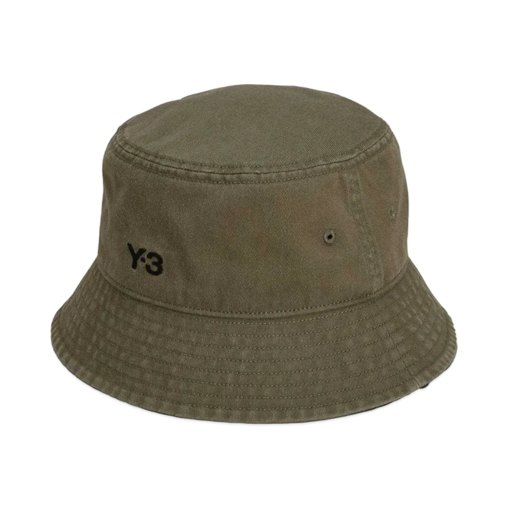 Y-3 Bucket Hat "Olive Strator"