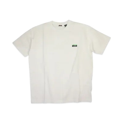 NANGA Eco Hybrid Boxlogo Embroidery Regular Fit Tee "White"