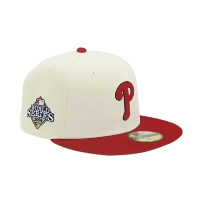 NEW ERA x THE CAP 59Fifty 'MLB Collection' Philadelphia Phillies "White/Red"