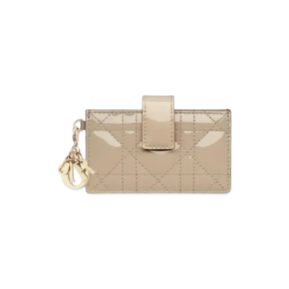 Dior 5-Layer Card Holder "Sand"