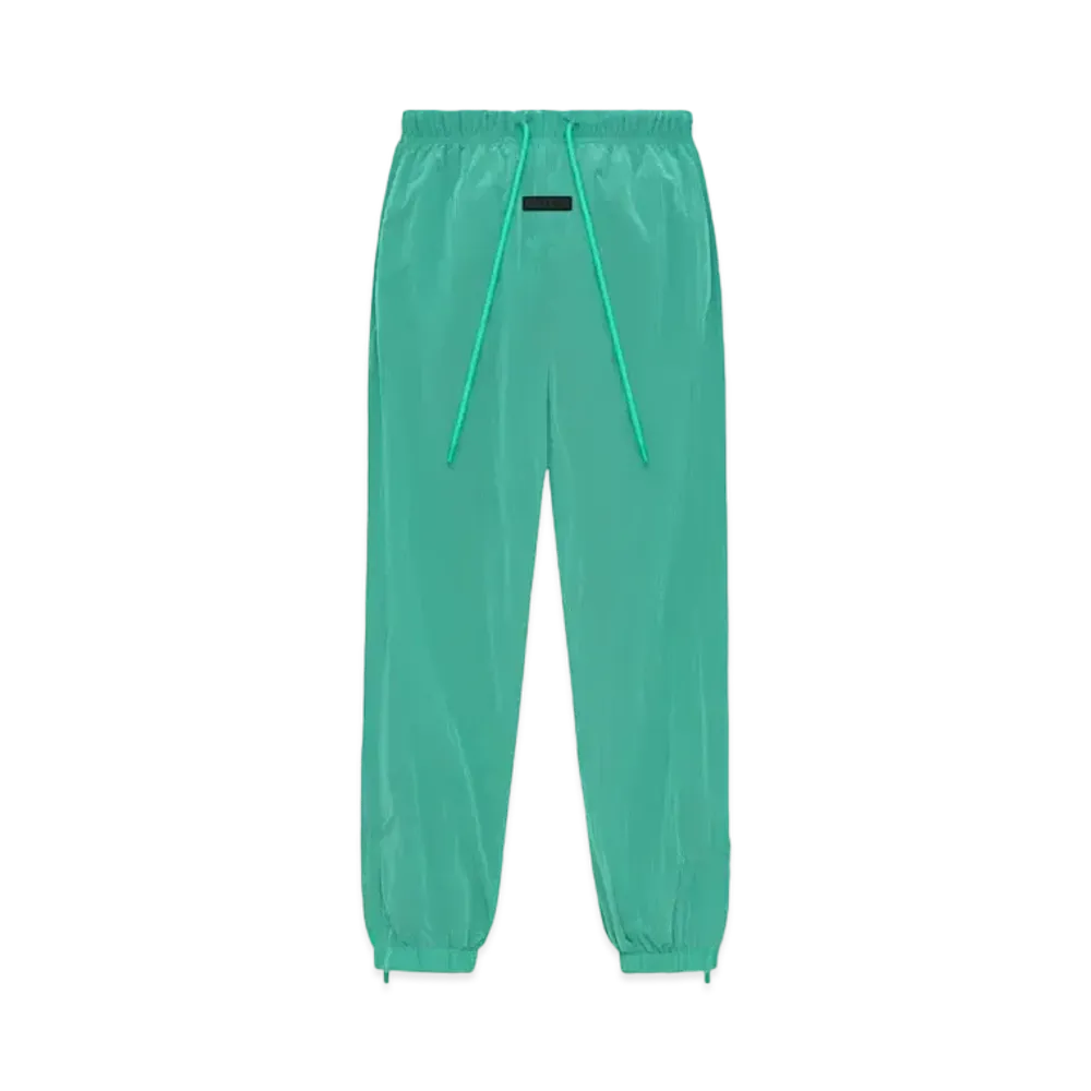 FEAR OF GOD ESSENTIALS Crinkle Nylon Trackpants "Mint Leaf"