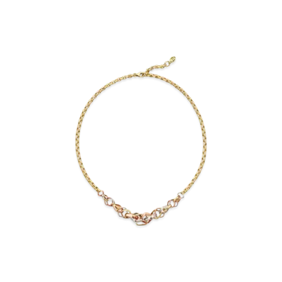 Cartier Trinity Necklace Cushion-Shaped Medium Model "White Gold/Yellow Gold/Pink Gold"