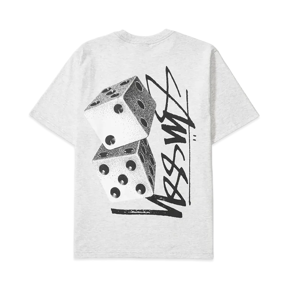 Stussy Tall Dice Tee "Ash Heather"