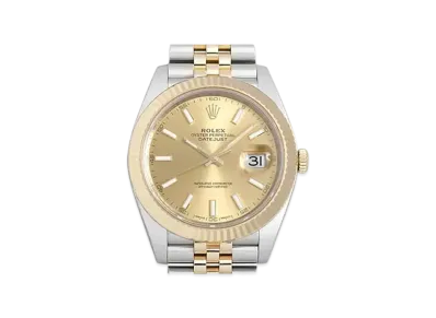 ROLEX Date-Just 41 Champagne Gold Dial 126333