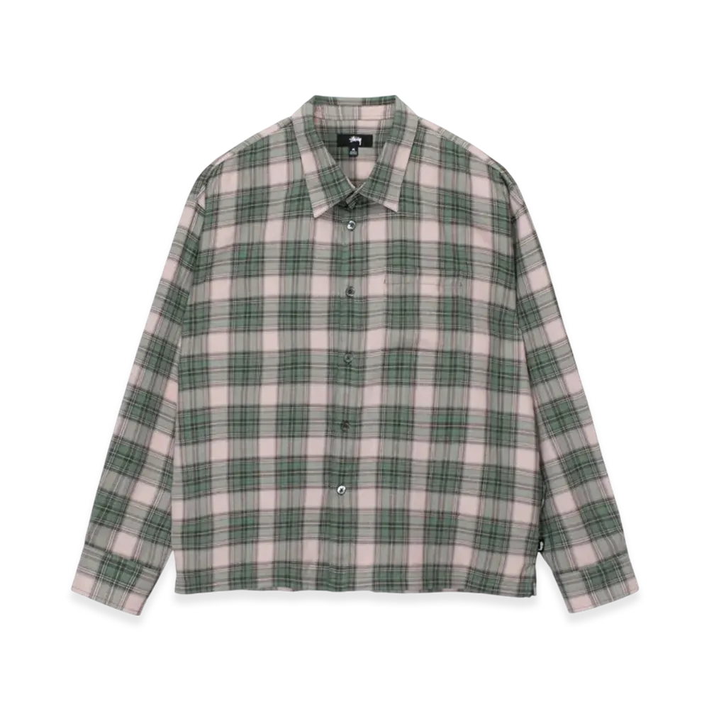 Stussy Mark Plaid Shirt "Pink"