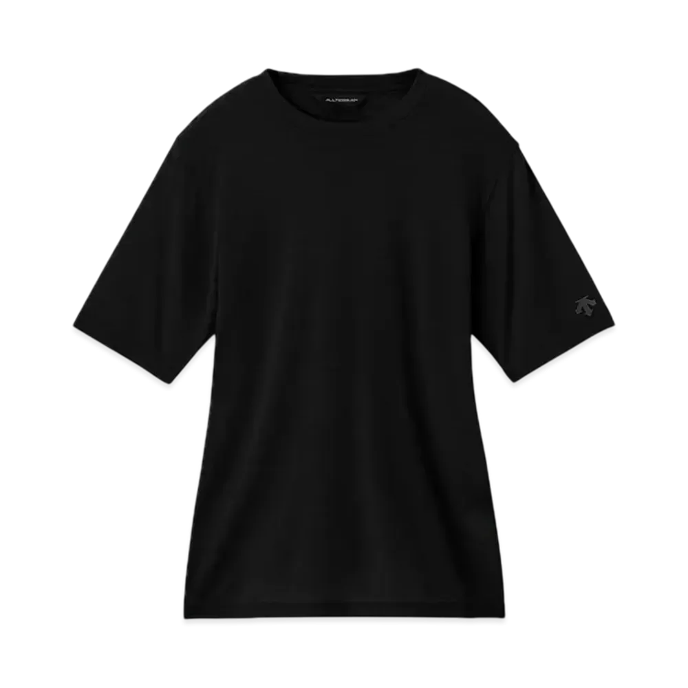 DESCENTE ALLTERRAIN Wool Mix T-Shirt "Black"