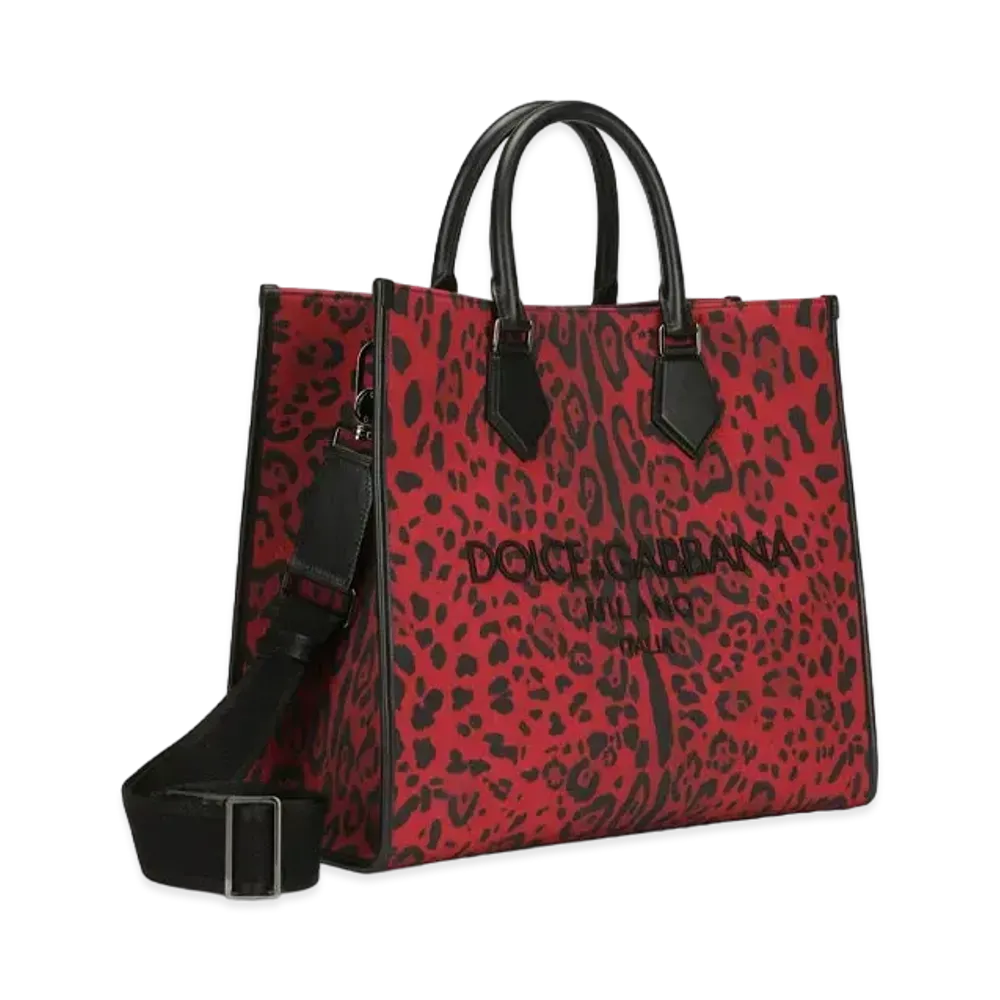 Dolce&Gabbana Shopping Bag Large Print Canvas "Multicolor"