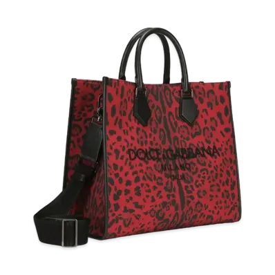 Dolce&Gabbana Shopping Bag Large Print Canvas "Multicolor"