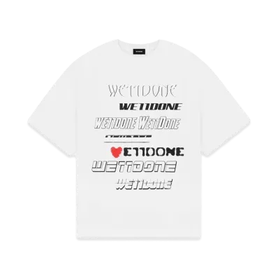 WE11DONE Love We11Done Logo T-shirt "White"