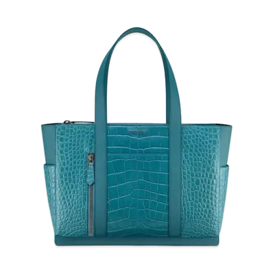 BVLGARI Bvlgari Man Tote Bag Japan Exclusive "Cerulean Topaz Light Blue"