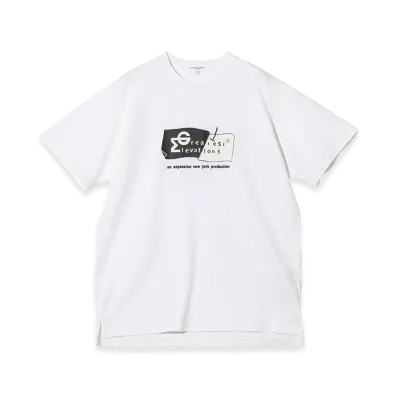 ENGINEERED GARMENTS Expansion Ny - Greatest Elevations Tee "White"