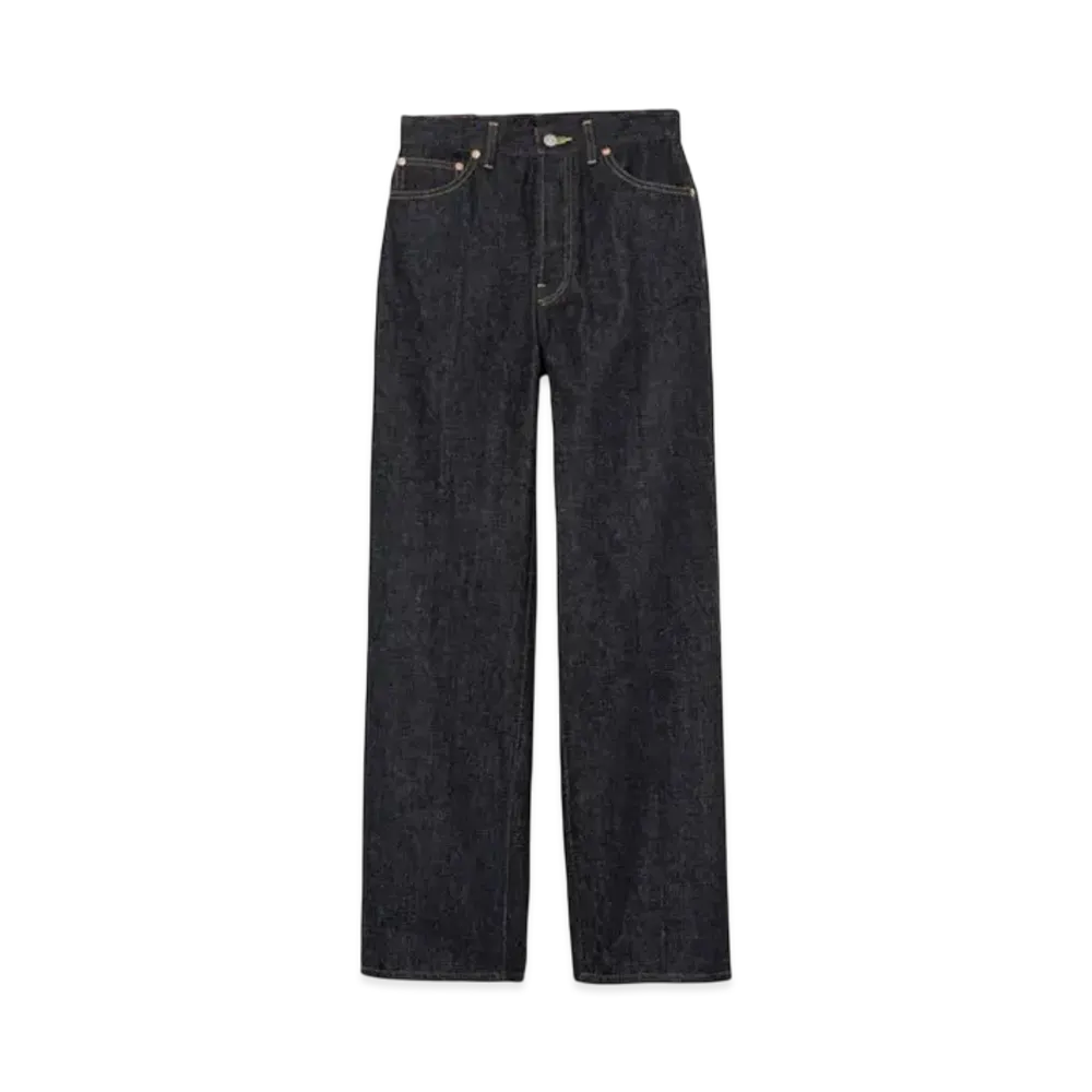 FUMIKA UCHIDA Selvedge Denim Straight Pants "Rigid Indigo"