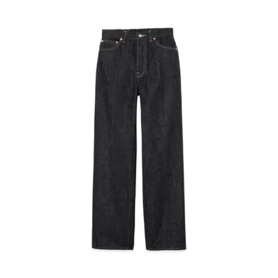 FUMIKA UCHIDA Selvedge Denim Straight Pants "Rigid Indigo"