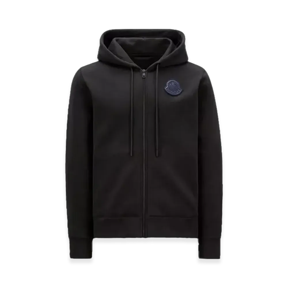 MONCLER Zip Up Hoodie "Black"