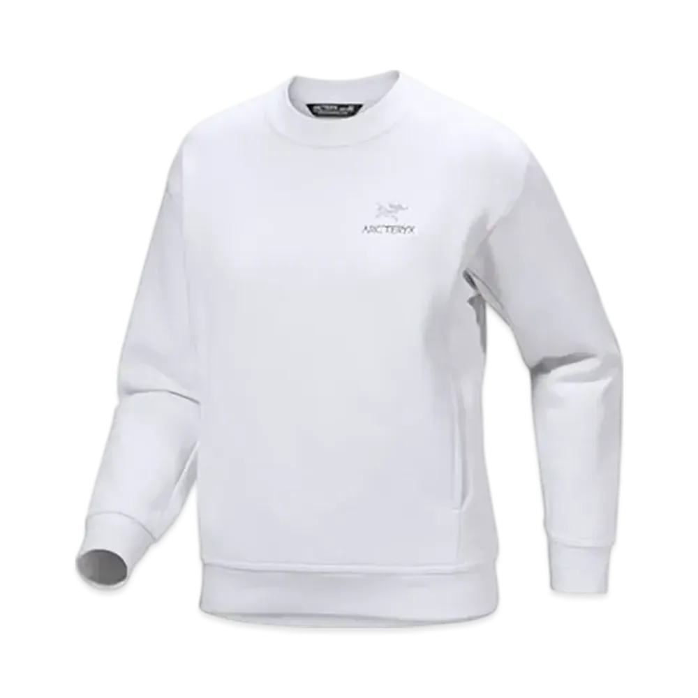 ARC'TERYX Women's Emblem Fleece Crew Neck Pullover "White"