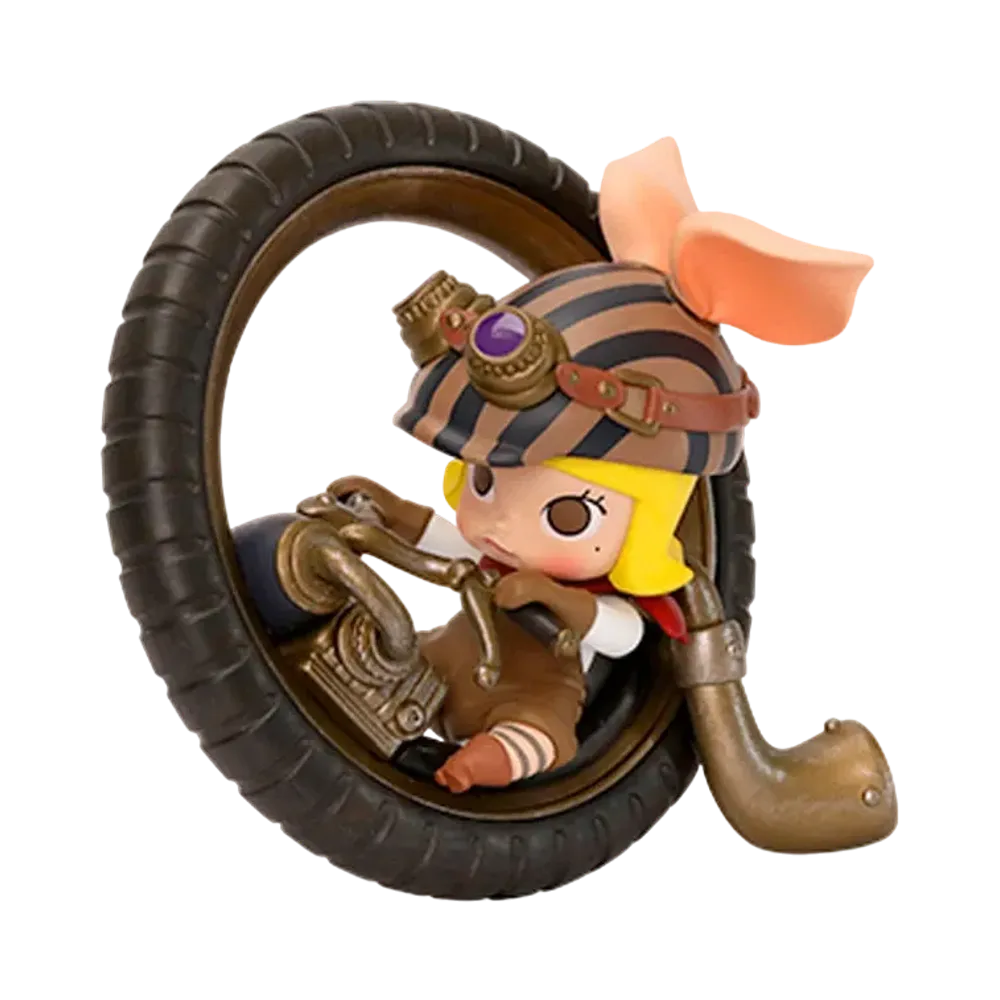 POP MART MOLLY STEAM PUNK Piggy Bike