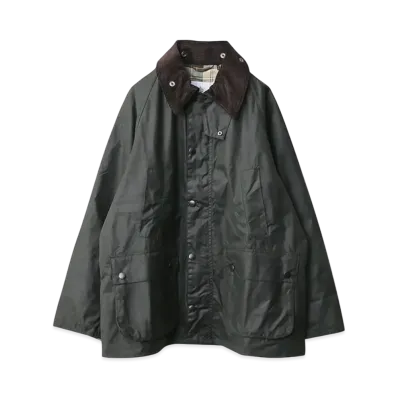 Barbour Mwx Oversize Wax Bedale "Sage"