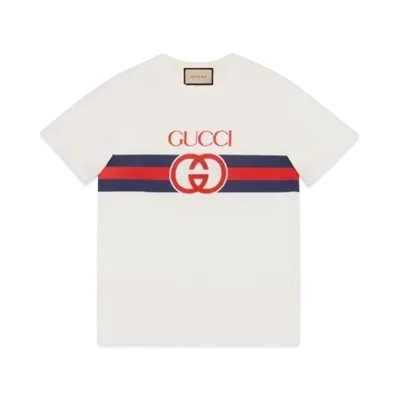GUCCI Interlocking G Cotton T-Shirt "White"