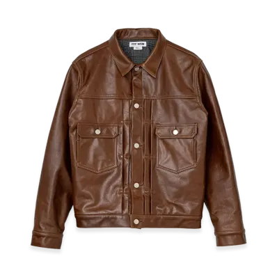TTT MSW Leather Tracker Jacket "Brown"