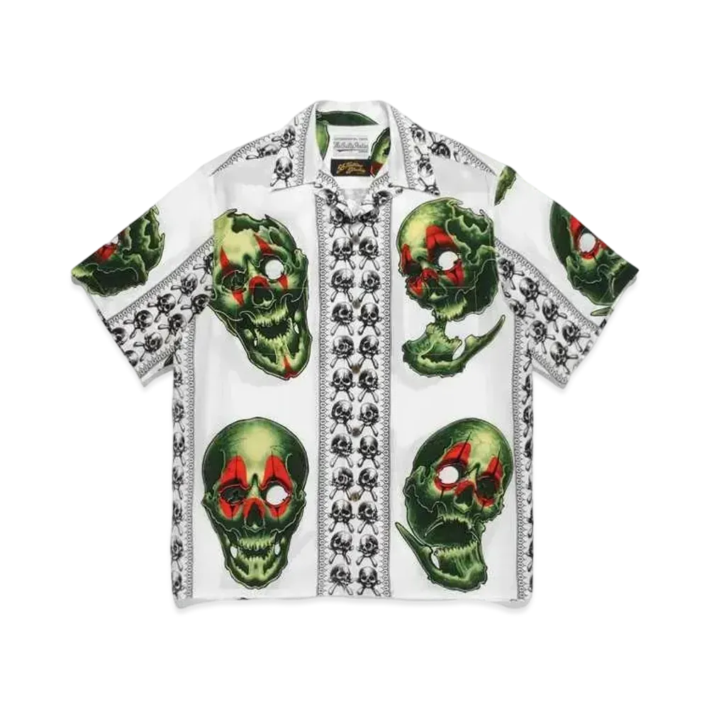 WACKO MARIA 56 TATTOO STUDIO / HAWAIIAN SHIRT #2 "White"