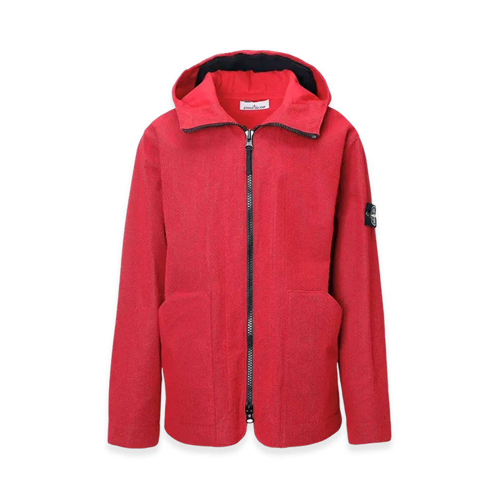 Stone Island Hooded Blouson Needle Punched Reflective "Red"